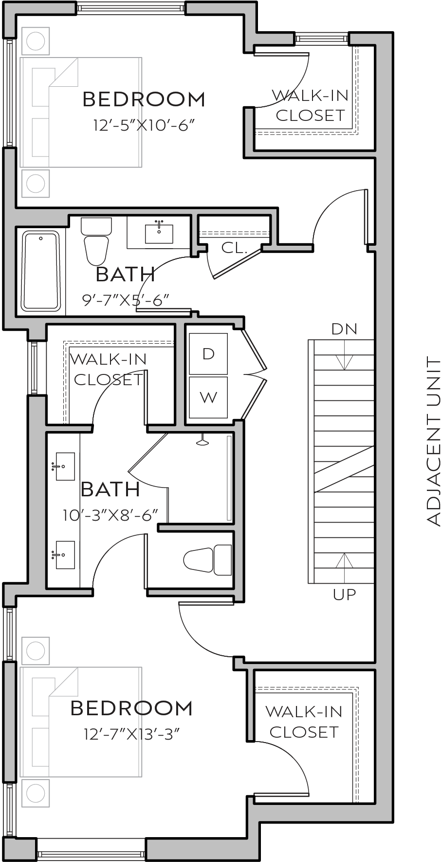 2051 26th A floor plan - 2nd floor