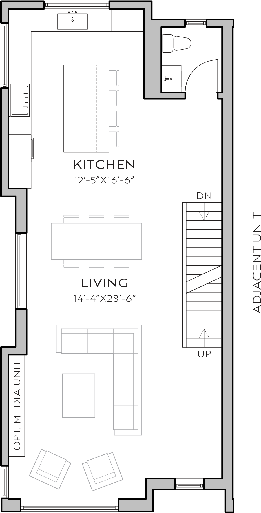 2051 26th A floor plan - 1st3rdfloor