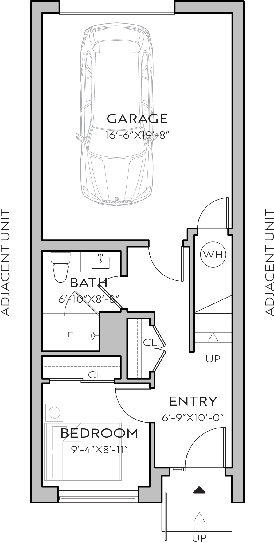 2051 26th B floor plan - 1st floor