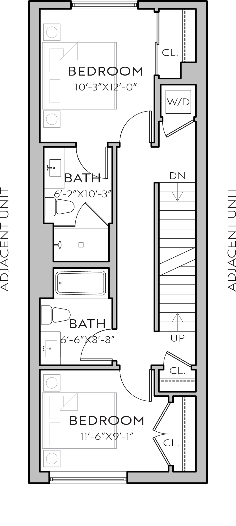 2051 26th C floor plan - 2nd floor