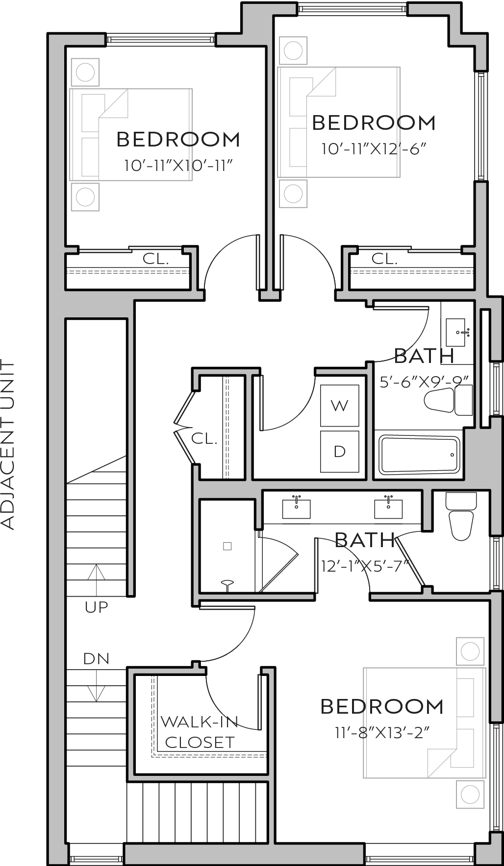 2051 26th D floor plan - 2nd floor