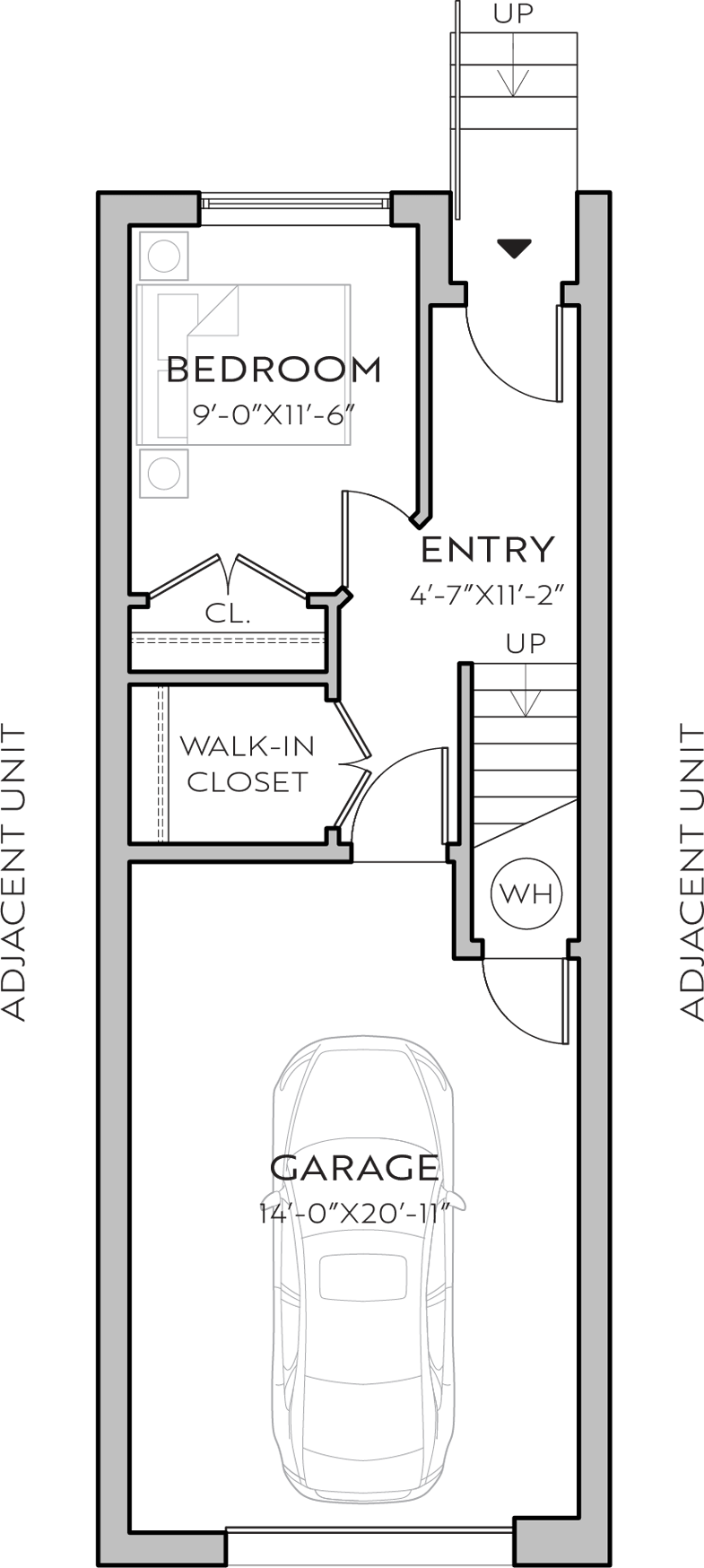 2540 Spruce E floor plan - 1st floor