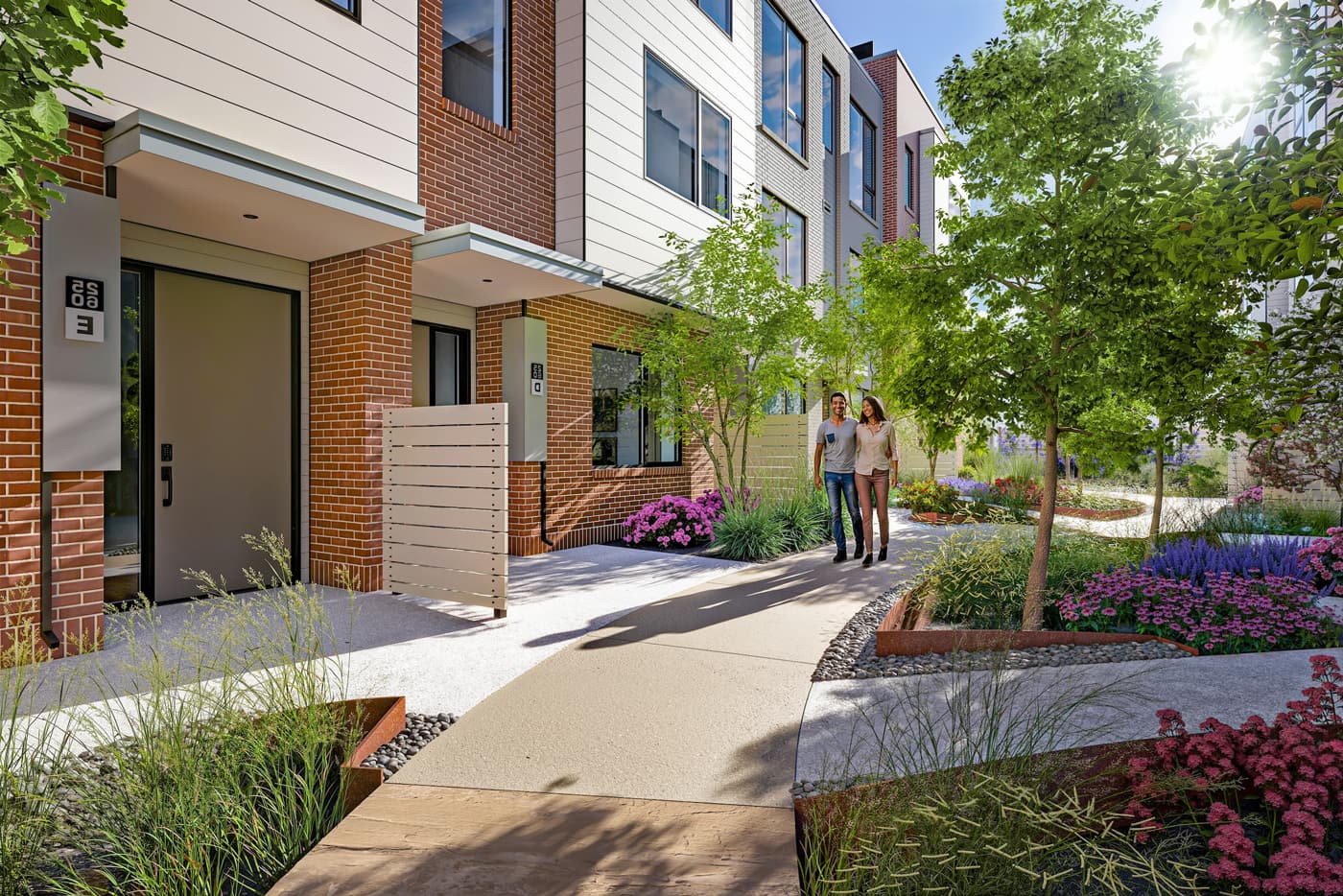 Picea garden courtyards