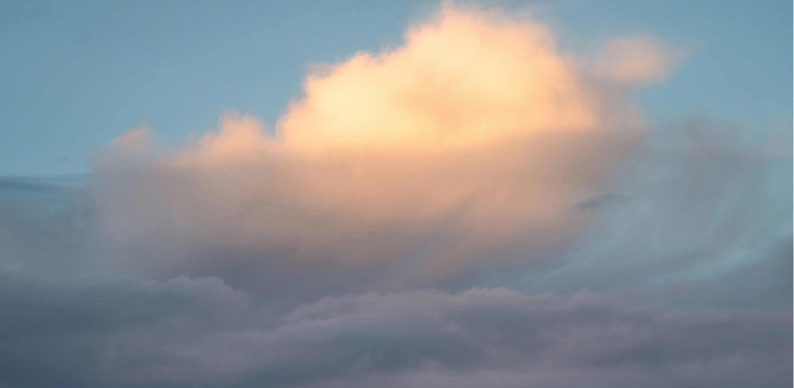 Elevate your living: Photo of peaceful clouds